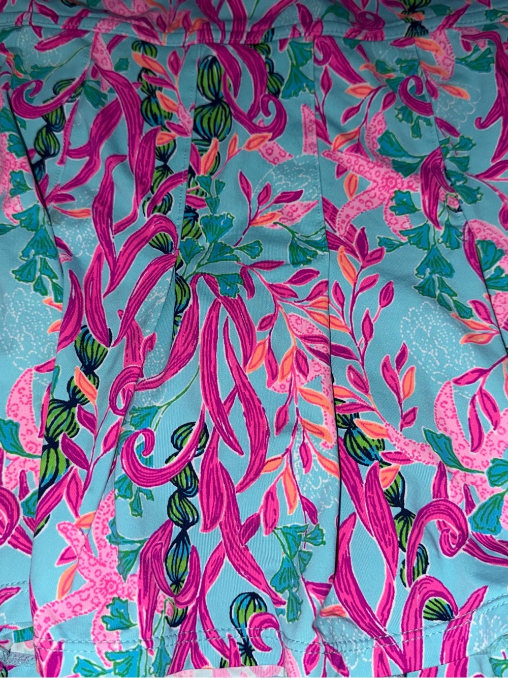 Lilly Pulitzer Annora Luxletic Skort UPF 50+ Multi Seaweed Samba Medium - Picture 7 of 11